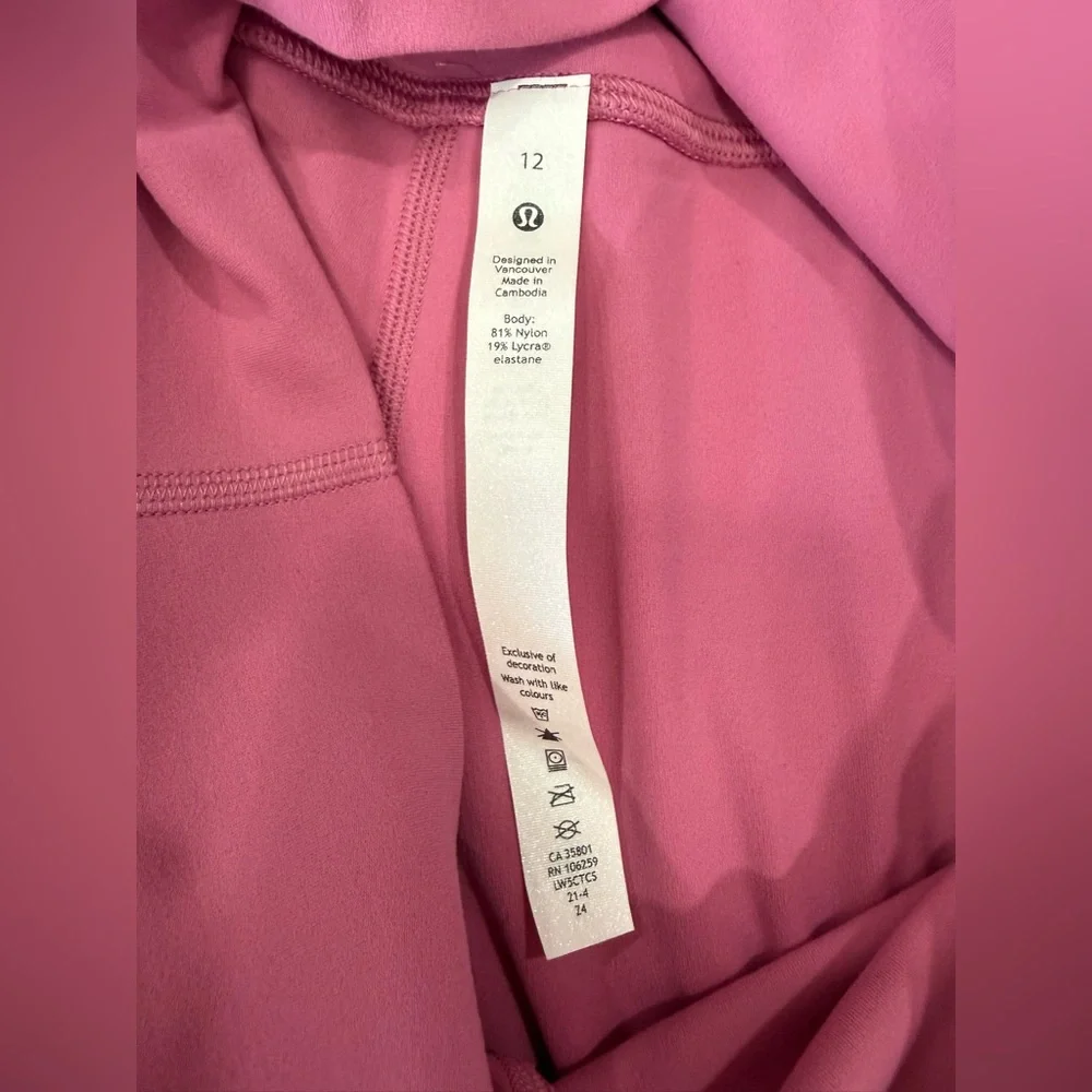 lululemon athletica Mauve Pink High-Rise Leggings - Picture 8 of 8